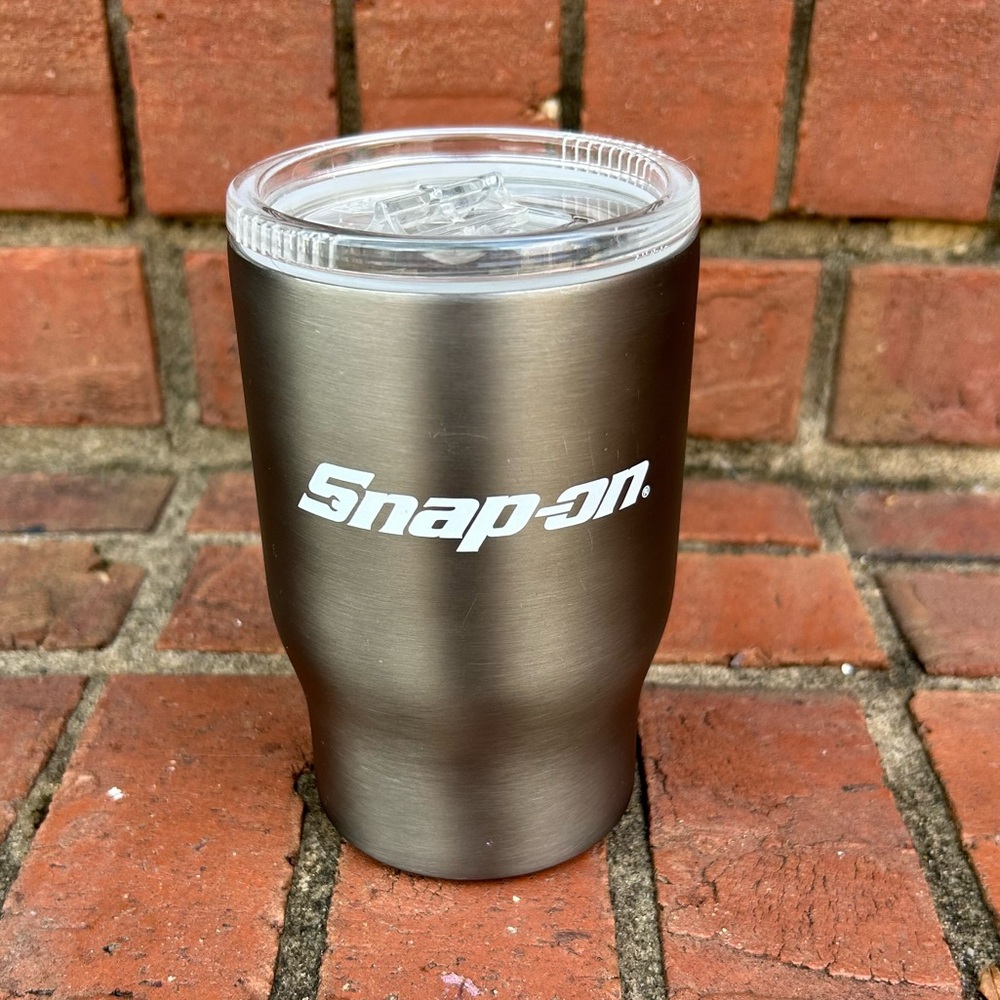 Snap-on titanium tumbler